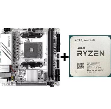 компьютерные комплектующие: Процессор, AMD Ryzen 5, 6 ядролор, ПК үчүн