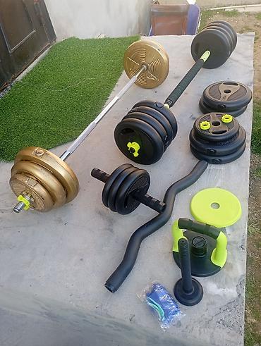 Ştanqlar və ştanq diskləri: Ştanq, Çəki: 65 kq, Yeni — 10