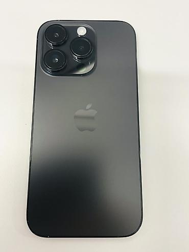15 pro: IPhone 14 Pro, Б/у, 256 ГБ, Black Titanium, Чехол, 100 % — 1