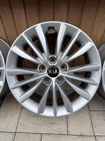 диски к7: Литые Диски R 17 Kia, Комплект, отверстий - 5, Б/у — 5