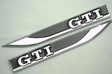 Auto delovi, gume i tjuning: GTI znakovi za krilo. Samolepljiovi znakovi za krilo automobila. ✨ — 12