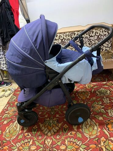 детские коляски zippy: Коляска, цвет - Голубой, Б/у