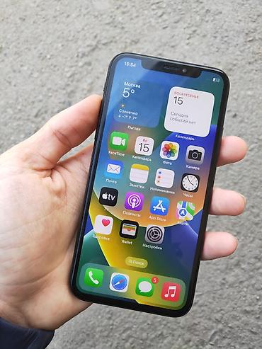 Apple iPhone: IPhone X, Б/у, 64 ГБ, Space Gray, Коробка, 100 % — 1