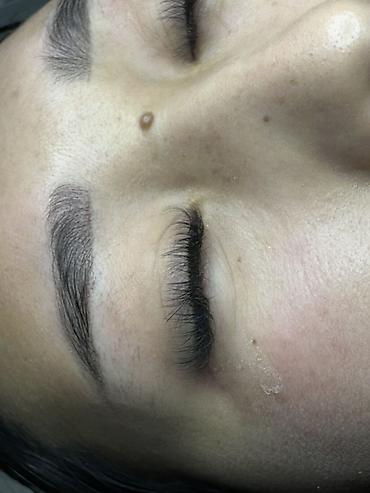 Ресницы: Наращивание ресниц — объемные, пушистые пучки с эффектом «кошачий — 4