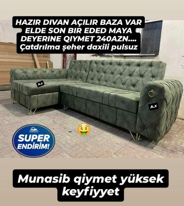 Divanlar: Künc divan, Yeni, Açılan, Bazalı