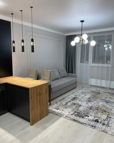 11 микрорайон квартира: 2 комнаты, 50 м², С мебелью