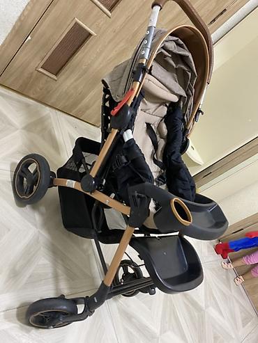 Uşaq arabaları: Uşaq arabası – - Tip: gəzinti/araba (stroller) - Rəng: bej-krem — 3