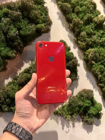 купить айфон 7 32 гб бу: IPhone 8, Б/у, 64 ГБ, Красный, Защитное стекло, Чехол, 77 %