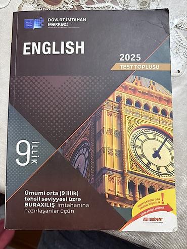 Testlər: Məhsul: “English – 2025 Test Toplusu” (DİM) - Təyinat: Ümumi orta (9 — 1