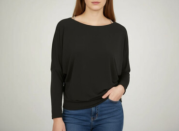 obcisła bluzka z dekoltem: Women's blouse, size 3XL (EU 46)