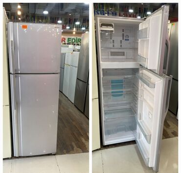 Soyuducular: İşlənmiş 2 qapılı Toshiba Soyuducu Satılır, rəng - Boz