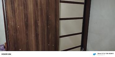 İki qapılı sürgülü şkaf - Material: ağac teksturalı laminat lalafo.az -da İki qapılı sürgülü şkaf - Material: ağac teksturalı laminat