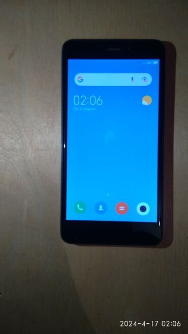 Xiaomi, Redmi 4A, Б/у, 16 ГБ, цвет - Серый, 2 SIM