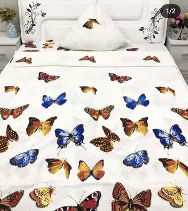 Комплекты постельного белья: Постельное бельё 100% хлопок, комплектпостельного белья, фланель — 49