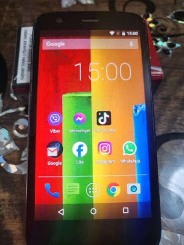 s 21 telefon: Motorola Moto G, color - Black