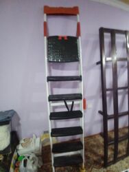 Taxta-şalban: Metal nərdivan – 7 pilləli, və 9 pilləli qatlanan model - Material