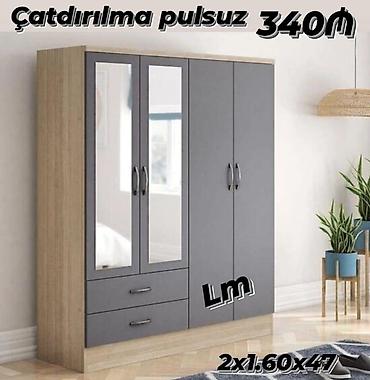 stelaj polka: Düz dolab, Dəhliz üçün, Paltar üçün, Açılan, Quraşdırıla bilən, 4 qapılı — 1