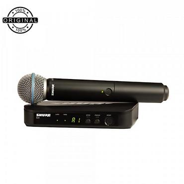 şur mikrafon: Shure BLX24E/B58-K14 – peşəkar simsiz vokal mikrofon sistemi - Paket — 1
