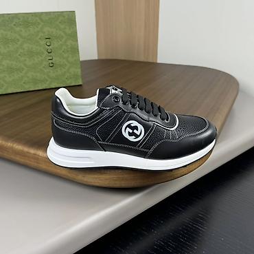 Кроссовки и спортивная обувь: Мужские кроссовки, 40, 41, 42, Gucci, Новый, цвет - Черный, Бесплатная доставка — 4
