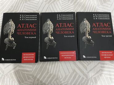 атлас анатомии: Атлас анатомии Синельников 1-3 том