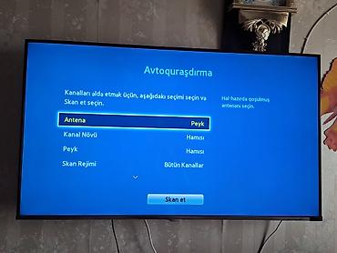 iptv azerbaycan pulsuz 2026: Smart TV – peyk və antena ilə kanalların avtomatik axtarışı - Ekranda — 1