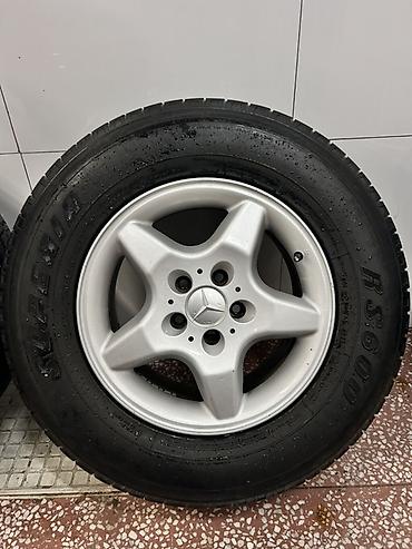mersedes diskisi: Mercedes-Benz üçün 4 ədəd orijinal yüngül lehimli disk və şin — 4