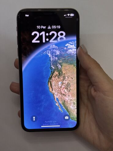 iphone x продажа: IPhone X, 64 GB, Ağ, Zəmanət, Face ID, Sənədlərlə