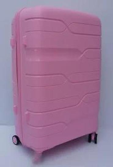 Putni koferi i torbe: Tvrdi kofer za putovanja – ružičasti - Materijal: čvrsta — 18