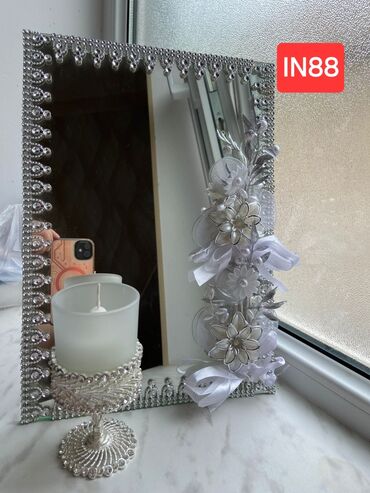 ucuz qaplar: Güzgü Masaüstü, Kvadrat, Toy üçün, Naxışlı