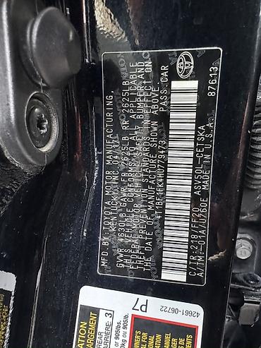 Toyota: Toyota Camry: 2017 г., 2.5 л, Автомат, Седан — 11