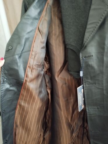 мужские пиджак: Куртка 6XL (EU 52), цвет - Черный