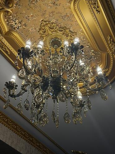 el ile cekilmis sekiller: Çılçıraq, 10 və daha çox lampa, Xrustal — 2