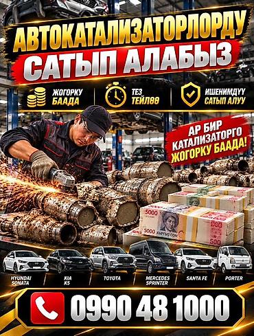 КАТАЛИЗАТОРЛОРДУ КЫМБАТ БААДА САТЫП АЛАБЫЗ! БИШКЕКТЕ КАТАЛИЗАТОРЛОРДУ