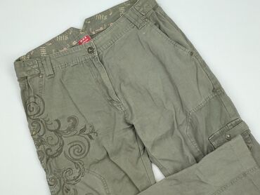 Material trousers for women, size 2XL (EU 44)
