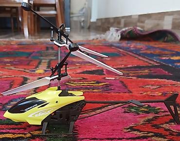 ucan teyyare oyuncaq: Uzaqdan idarə olunan mini helikopter – sarı-gövdəli, ikiqat koaksial — 2