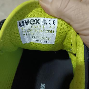 samolepljiva cicak traka: Uvex radne sandale – zaštitna obuća - Model: Uvex (oznake na etiketi — 4