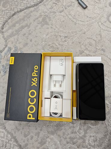 Poco: Poco X6 Pro 5G, Новый, 512 ГБ, цвет - Серый, 2 SIM