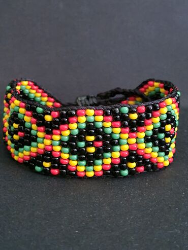 Narukvice: Podesiva narukvica, Handmade, Materijal: Kristal, Perlice — 2