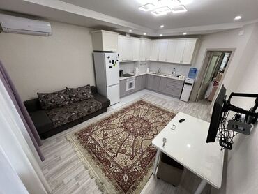 квартира месяц ош: 2 комнаты, Собственник, Без подселения, С мебелью полностью