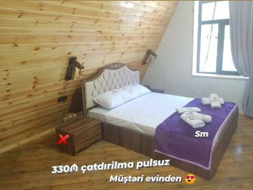 2 спальная кровать: *Taxt sifarişi hazırlanır* Ölçü eni 1m/60sm Uzunu 2 metr Reng seçimi