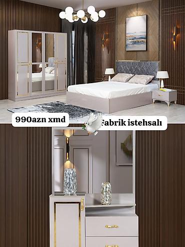 İkinəfərlik çarpayı, 2 tumba, Termo, Dolab, Yeni