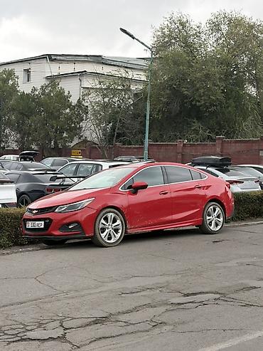 Chevrolet Cruze: 2017 г., 1.4 л, Автомат, Бензин, Седан