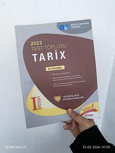 Testlər: Kitab çox səliqəli işlənib içi təmizdir. Xahiş olunur zəng etməyin — 1