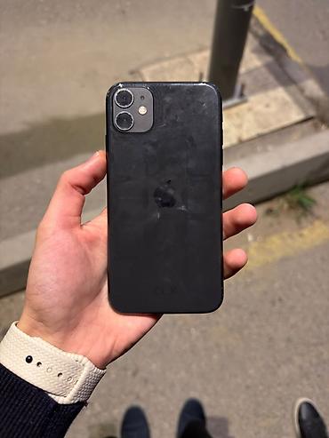 ayfon 11 sekilleri: IPhone 11, Qara — 2