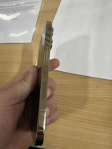 iphone 12 almaq: IPhone 13 Pro, 128 GB, Qızılı, Face ID — 3