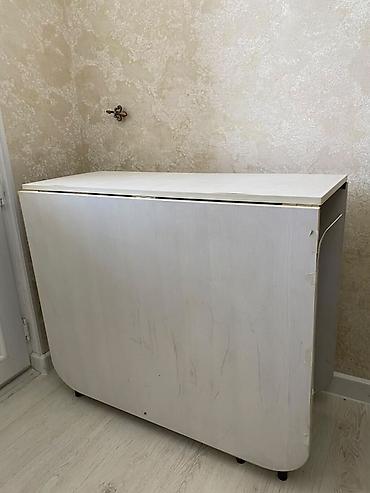 silver kitchen: Стол трансформер Для кухни, Стол-книжка, цвет - Белый — 3