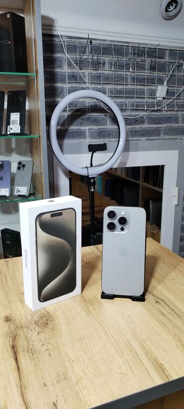 купить айфон 13 про: IPhone 15 Pro, 128 ГБ, Natural Titanium, Face ID