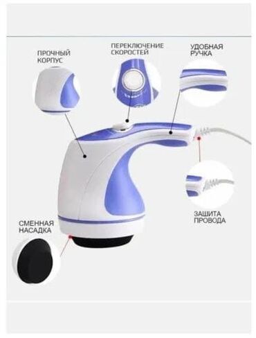 Массажеры и массажные аксессуары: Массажер Перкуссионный пистолет, Все тело, Новый — 8