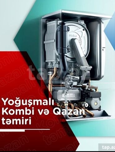услуга ремонт генератора: Xidmət: Yoğuşmalı kombi və qaz qazanlarının təmiri - Yoğuşmalı kombi