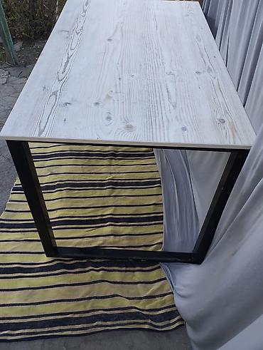 study table: Кухонный стол, Новый, Прямоугольный, Нераскладной — 1